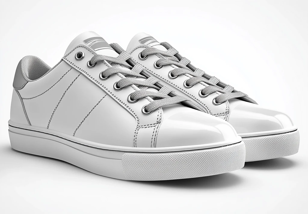 白色低帮运动鞋