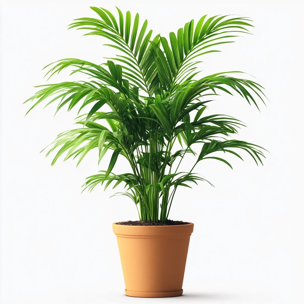 棕榈植物盆栽透明背景