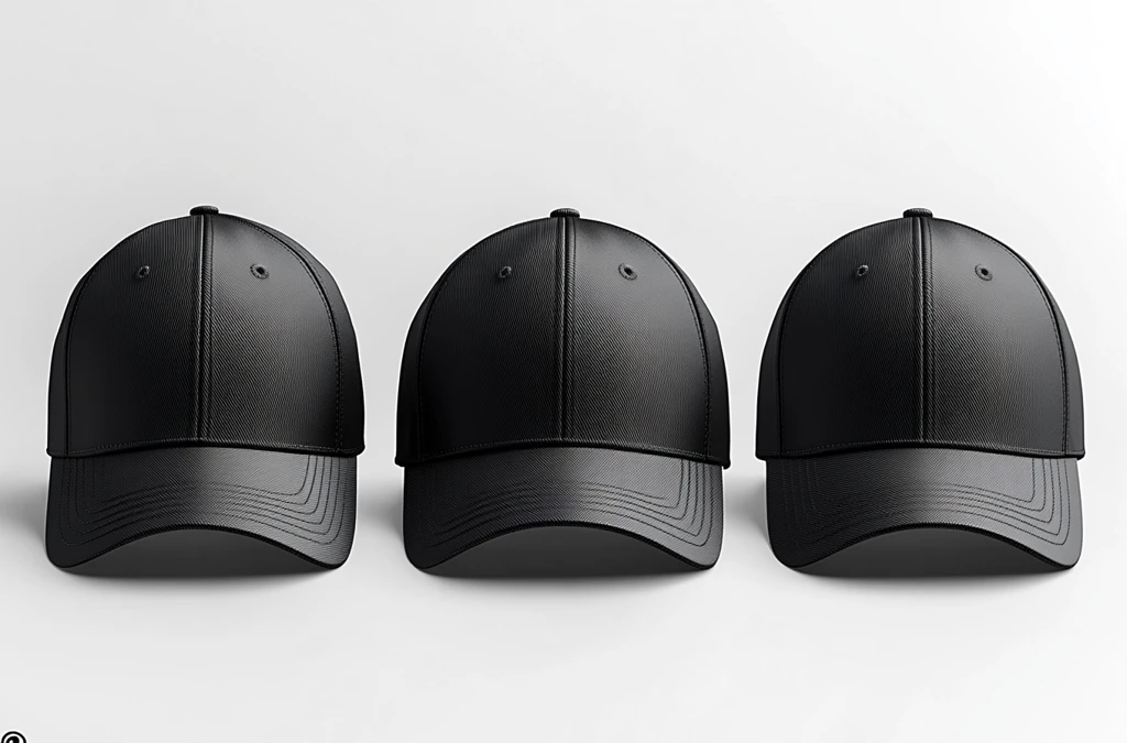 黑色棒球帽模板展示