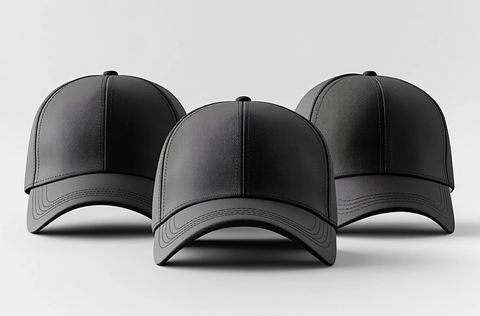 黑色棒球帽模板展示