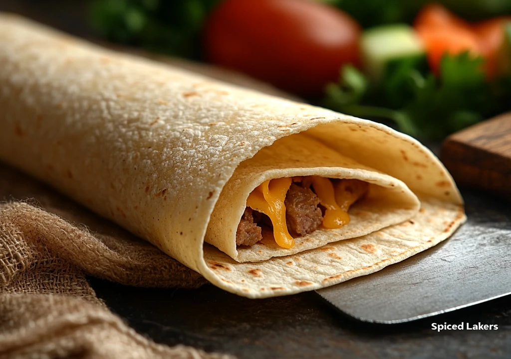 牛肉芝士蔬菜卷