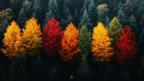 自然色彩中的宁静