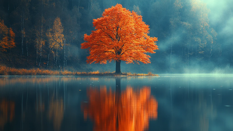 自然色彩中的宁静