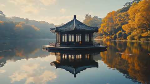 古庙门出入平安