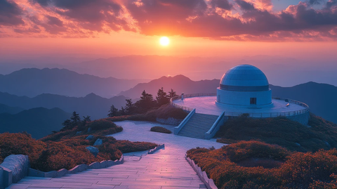 中国天文台高科技观测设备