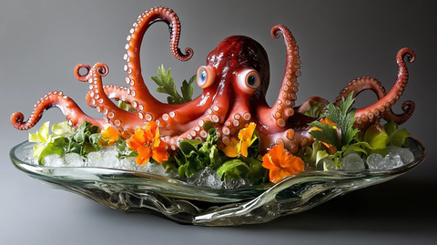 章鱼刺身图片素材下载