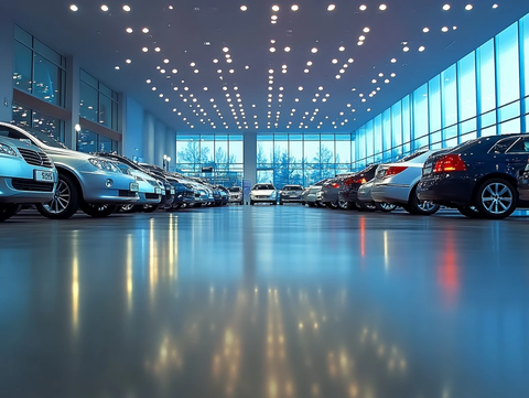汽车售卖大厅