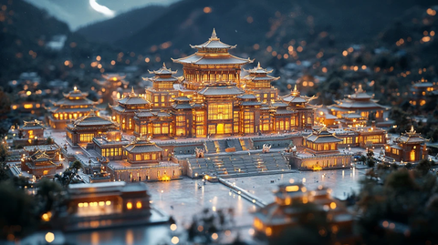 梦幻布达拉宫模型