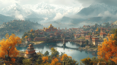 藏式小镇