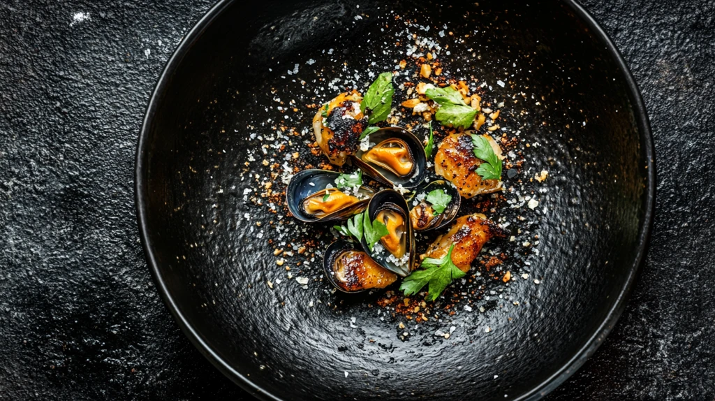 罗勒葡萄酒烩青口