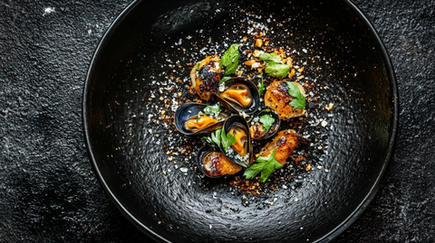 罗勒葡萄酒烩青口