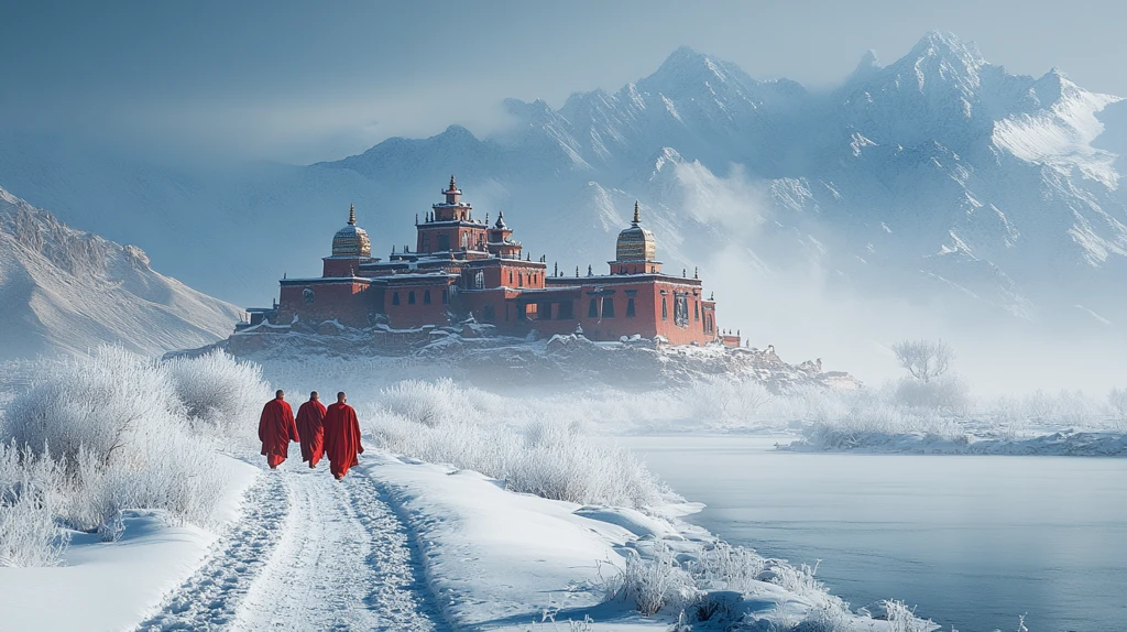 雪山上的修行者