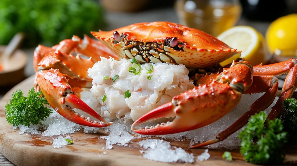 黑底上放着波士顿龙虾