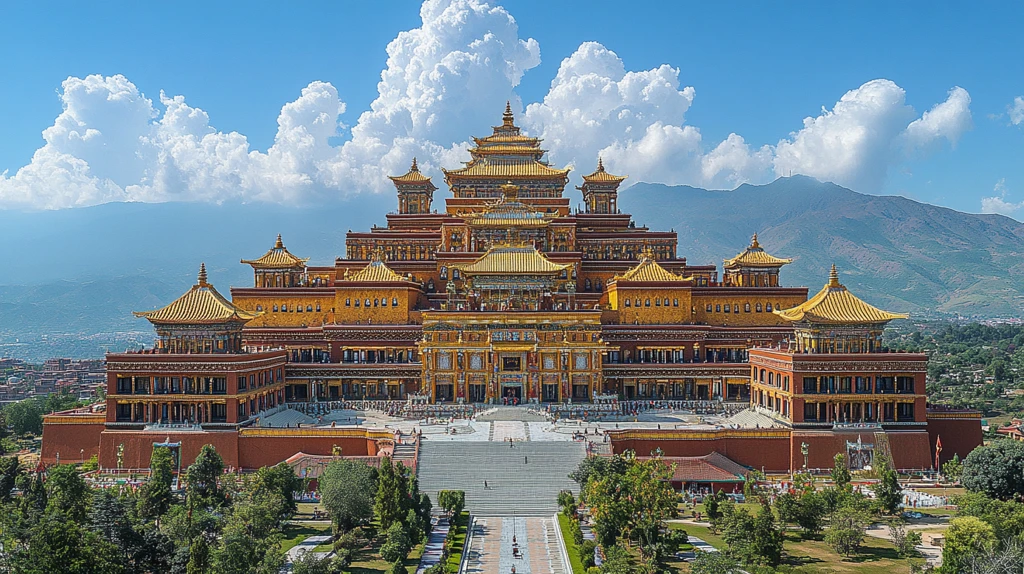 日光下的布达拉宫