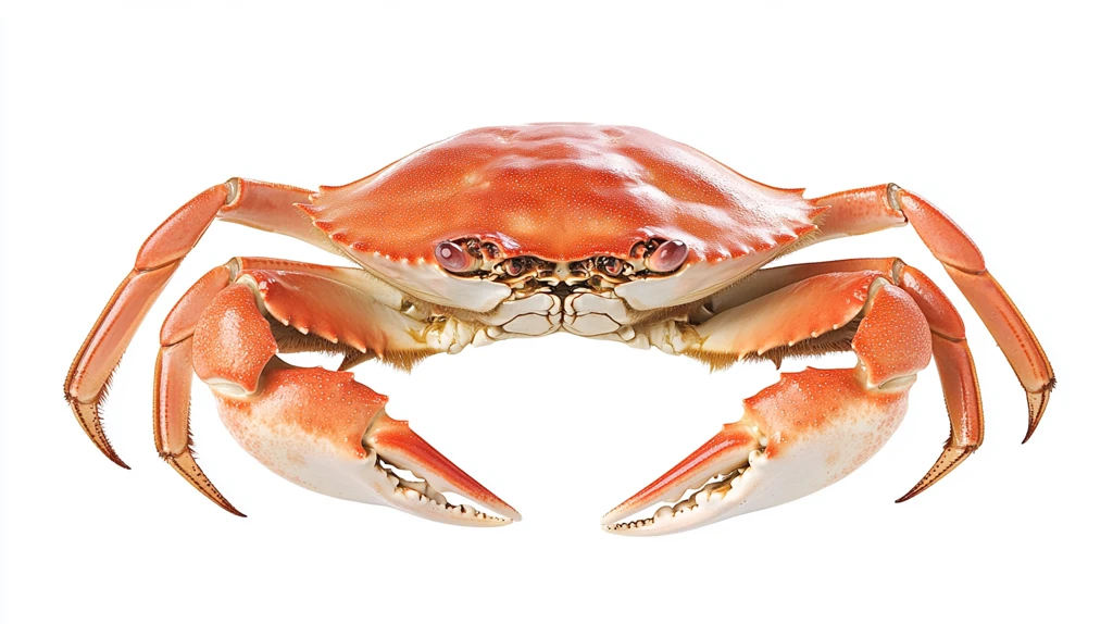手绘写实大闸蟹