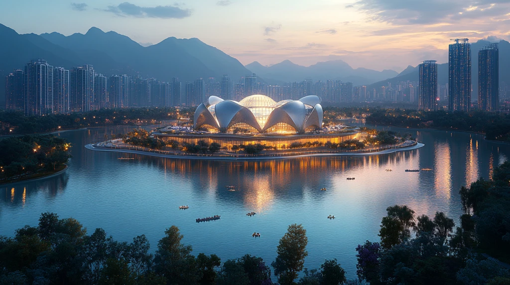 山水间的城市建筑