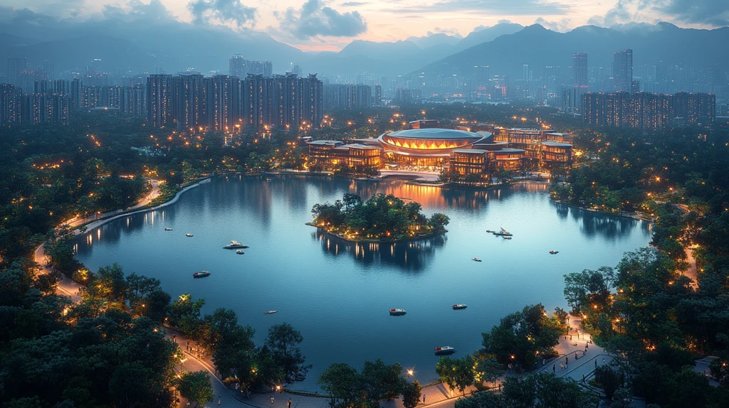 山水间的城市建筑