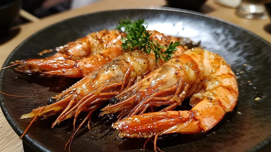 炙烧甜虾