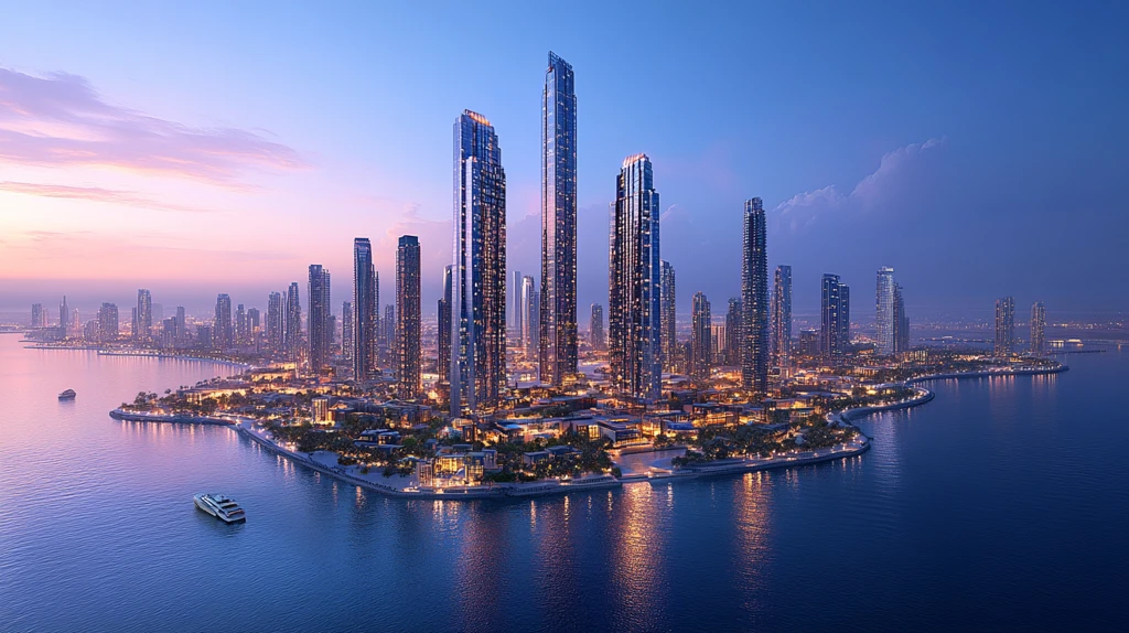 未来感都市夜景