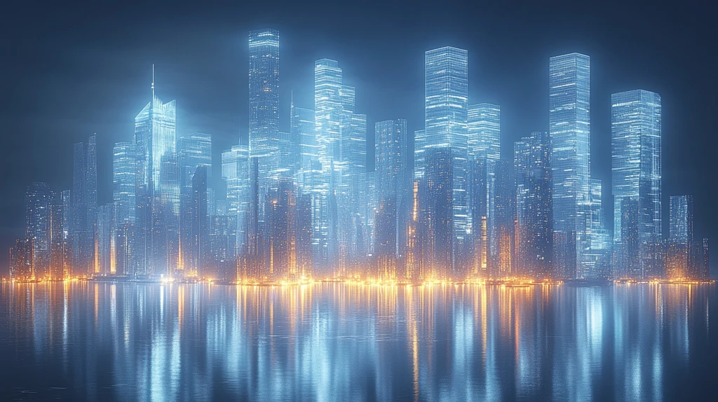 未来感都市夜景