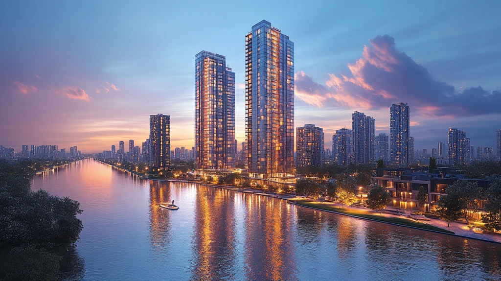 未来感都市夜景