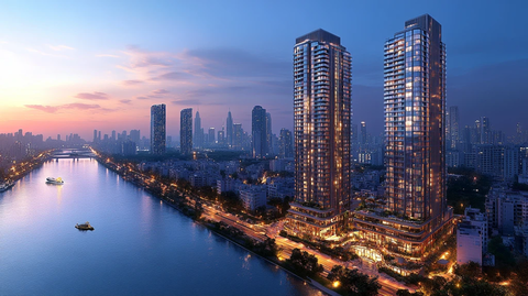 滨水高端建筑群