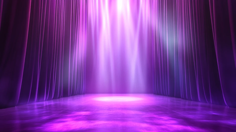 紫色舞台