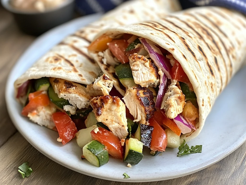 墨西哥风味鸡肉卷饼