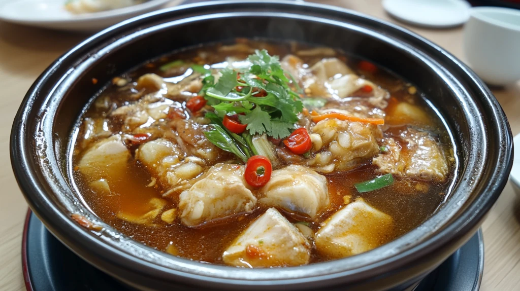 五香清汤炖石斑