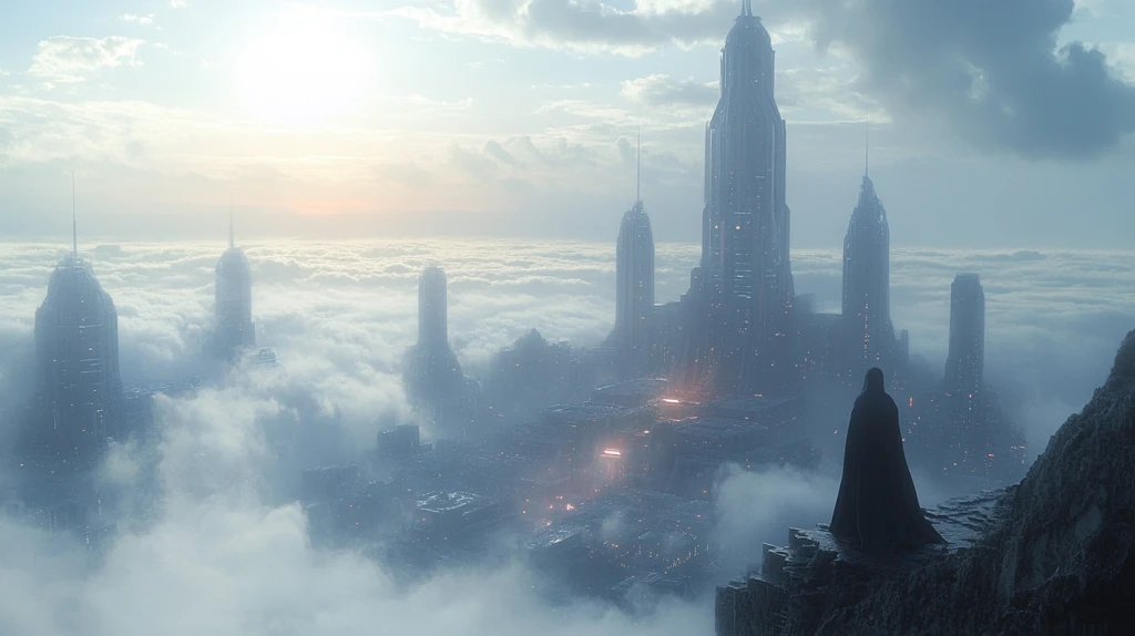 俯瞰城市中的高楼大厦与河流