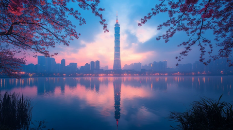 广州塔远景图展现现代化都市风貌