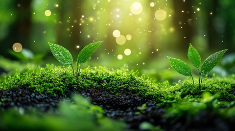 城市中的河流与绿地鸟瞰全景