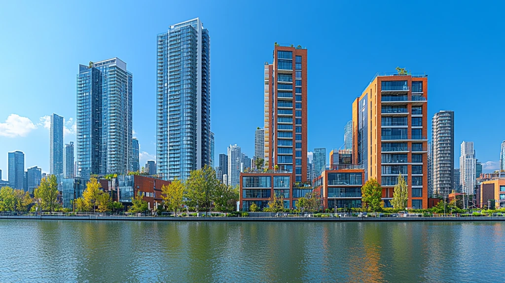 现代化大都市鸟瞰全景