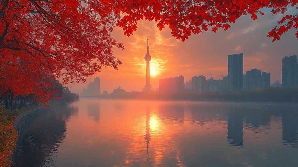 广州塔周边城市风光