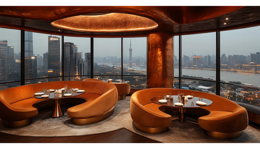 临窗赏黄浦江畔上海陆家嘴的都市风光