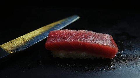 切割蓝鳍金枪鱼