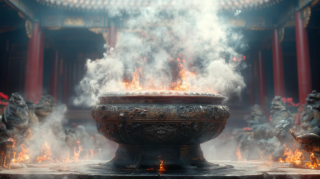 故宫古建筑与水道的宁静景致