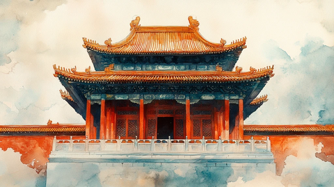 中国古代建筑故宫的独特风貌