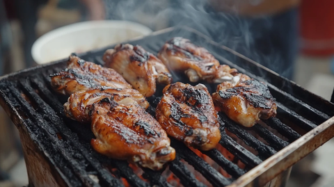 炭烤烤肉烤鸡