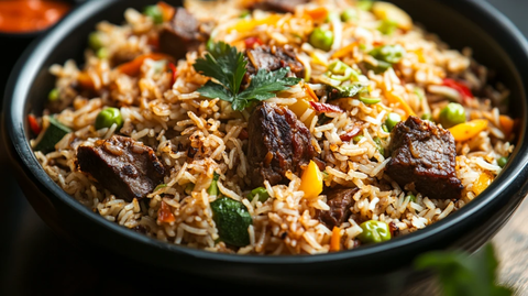 西域风干牛肉炒饭