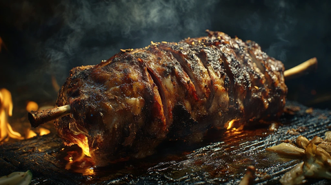 炭火烤羊尾