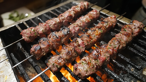 烤鱼丸牛肉串羊肉串儿