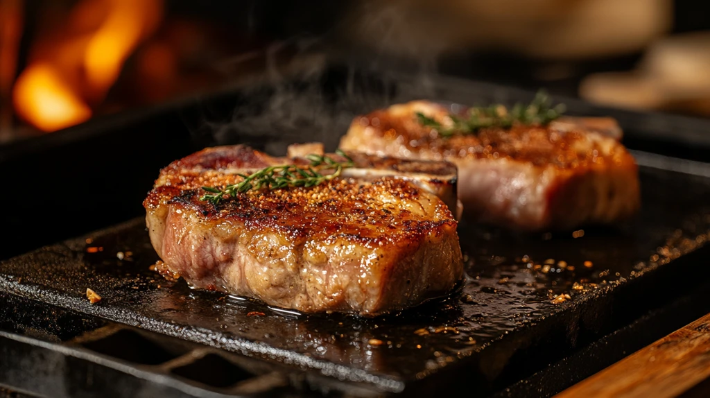 日式料理铁板烧厚牛排