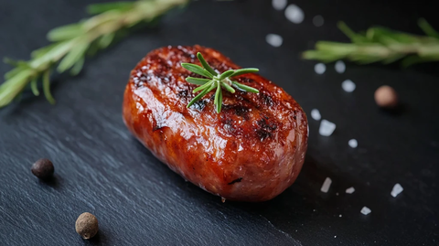 深底上的烤好的里脊肉