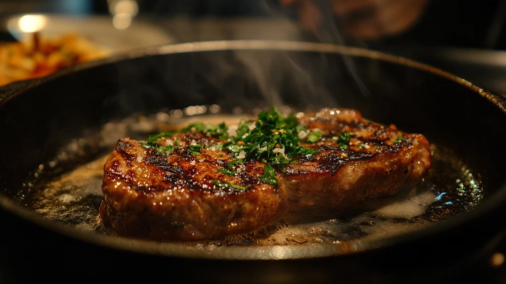 日式料理铁板烧厚牛排