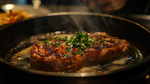 日式料理铁板烧厚牛排