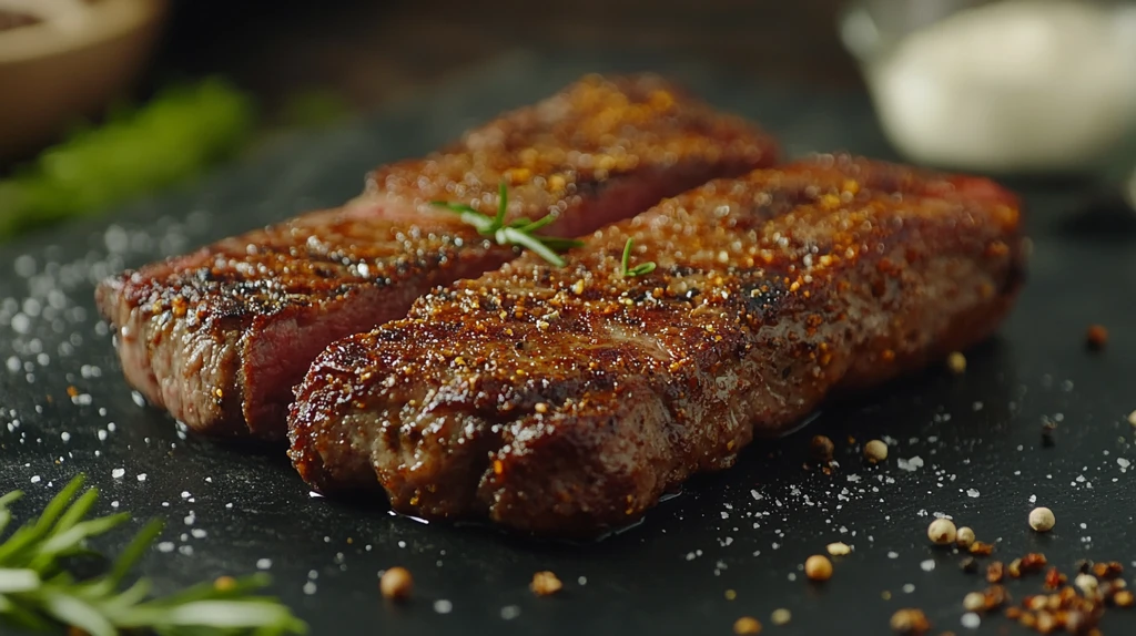 牛大排烧烤烤肉椒盐