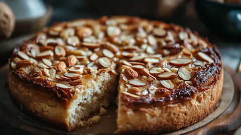 杏仁蛋糕烘焙甜点