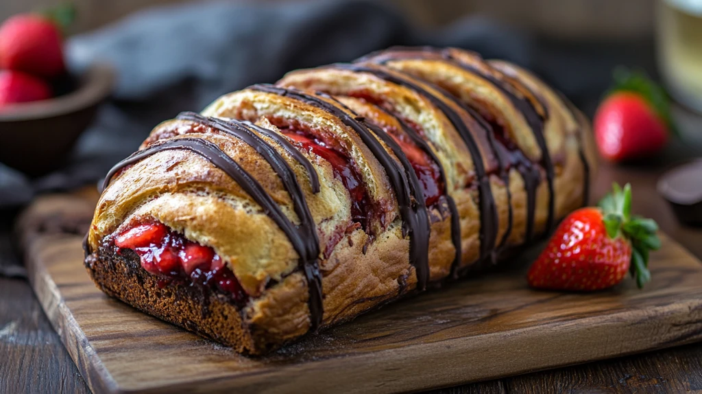 法式面包草莓欧包