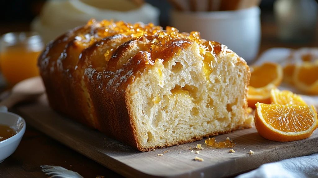 橙香面包